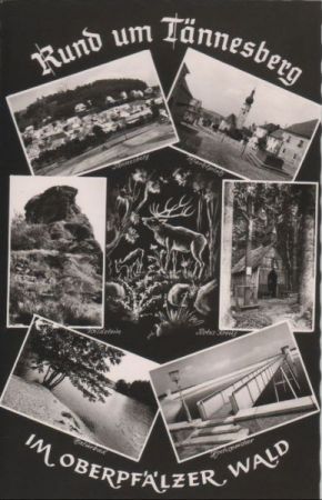Tännesberg - mit Umgebung - ca. 1955 Tännesberg - mit Umgebung - ca. 1955