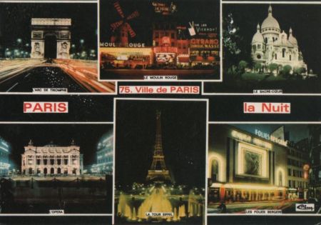 Frankreich - Paris - la Nuit - ca. 1975 Frankreich - Paris - la Nuit - ca. 1975