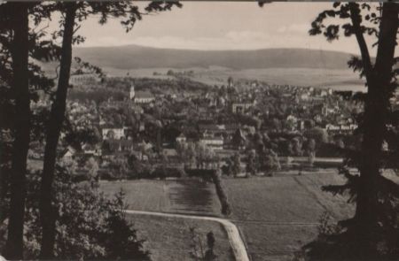 Bad Salzungen - Blick von der Waldschänke - 1966 Bad Salzungen - Blick von der Waldschänke - 1966