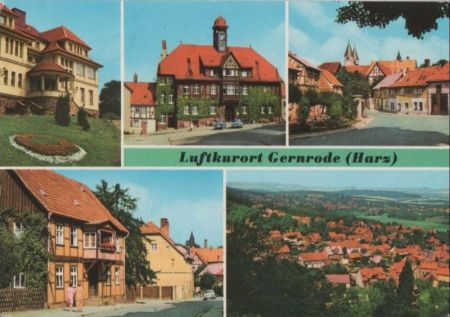 Gernrode - u.a. Erholungsheim Stubenberg - 1981 Gernrode - u.a. Erholungsheim Stubenberg - 1981