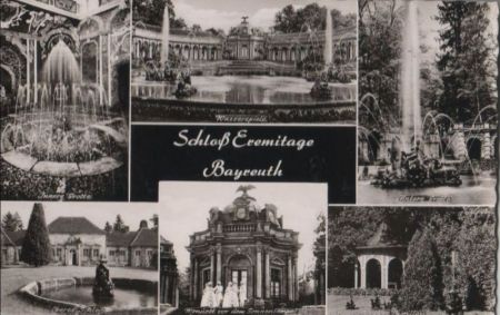 Bayreuth - Schloß Eremitage - ca. 1955 Bayreuth - Schloß Eremitage - ca. 1955