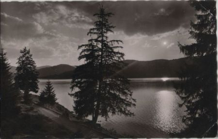 Titisee - Abend - ca. 1960 Titisee - Abend - ca. 1960