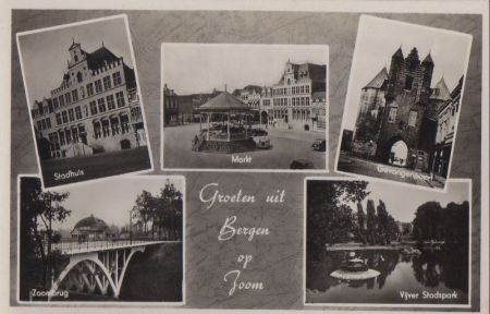 Niederlande - Bergen op Zoom - u.a. Gevangenpoort - ca. 1955 Niederlande - Bergen op Zoom - u.a. Gevangenpoort - ca. 1955