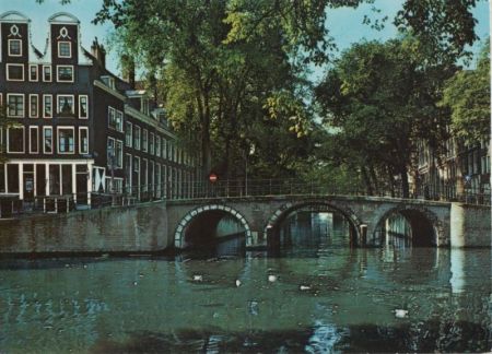 Niederlande - Amsterdam - Brug over de Leidsegracht - ca. 1980 Niederlande - Amsterdam - Brug over de Leidsegracht - ca. 1980