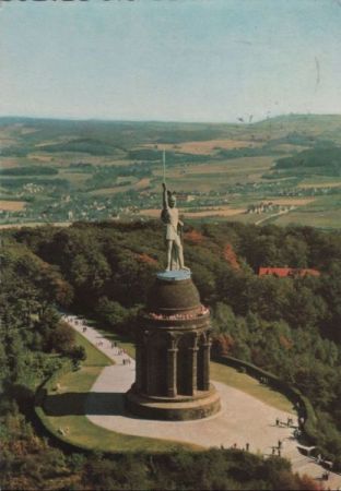 Hermannsdenkmal bei Hiddesen - 1965 Hermannsdenkmal bei Hiddesen - 1965