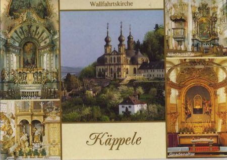 Würzburg, Wallfahrtskirche Käppele - mit 5 Bildern - 1996 Würzburg, Wallfahrtskirche Käppele - mit 5 Bildern - 1996