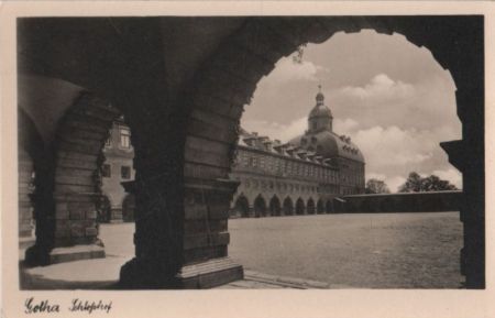 Gotha - Schloßhof - ca. 1950 Gotha - Schloßhof - ca. 1950