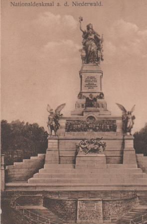 Rüdesheim - Nationaldenkmal Niederwald - ca. 1935 Rüdesheim - Nationaldenkmal Niederwald - ca. 1935