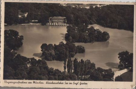 München - Kleinhesseloher See vom Flugzeug - 1939 München - Kleinhesseloher See vom Flugzeug - 1939