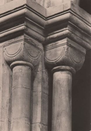 Bürgel-Thalbürgel - Klosterkirche, Detail eines Bündelpfeilers - 1983 Bürgel-Thalbürgel - Klosterkirche, Detail eines Bündelpfeilers - 1983