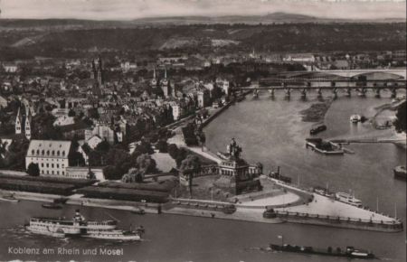 Koblenz - Rhein und Mosel - ca. 1940 Koblenz - Rhein und Mosel - ca. 1940