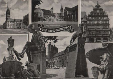 Braunschweig - u.a. Rathaus - 1961 Braunschweig - u.a. Rathaus - 1961