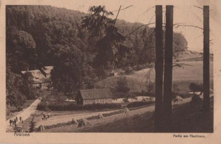 Bad Arolsen - Partie am Fischhaus - ca. 1935 Bad Arolsen - Partie am Fischhaus - ca. 1935