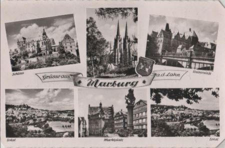 Marburg - u.a. Schloss - 1954 Marburg - u.a. Schloss - 1954