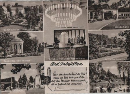 Bad Salzuflen - u.a. Kurparkeingang - ca. 1960 Bad Salzuflen - u.a. Kurparkeingang - ca. 1960