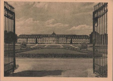 Ludwigsburg - Südseite des Schlosses - ca. 1950 Ludwigsburg - Südseite des Schlosses - ca. 1950