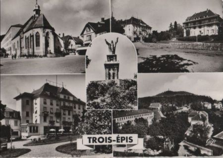 Frankreich - Trois-Epis - 5 Teilbilder - ca. 1955 Frankreich - Trois-Epis - 5 Teilbilder - ca. 1955