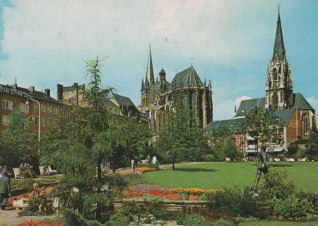 Aachen - Elisenpark und Dom - 1995 Aachen - Elisenpark und Dom - 1995