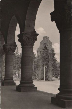 Leipzig - Blick zum Völkerschlachtdenkmal - 1959 Leipzig - Blick zum Völkerschlachtdenkmal - 1959