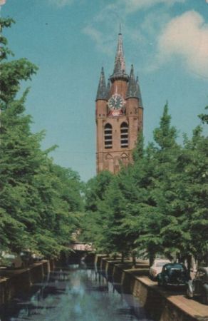 Niederlande - Delft - Oude Delft met Oude Kerk - 1968 Niederlande - Delft - Oude Delft met Oude Kerk - 1968
