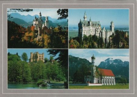 Schwangau Neuschwanstein - und St. Coloman-Kirche - 1995 Schwangau Neuschwanstein - und St. Coloman-Kirche - 1995