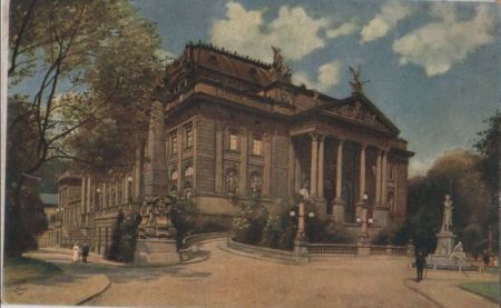 Wiesbaden - das Königl. Theater - ca. 1925 Wiesbaden - das Königl. Theater - ca. 1925