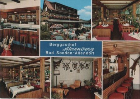 Bad Sooden-Allendorf - Berggasthof Ahrenberg - ca. 1975 Bad Sooden-Allendorf - Berggasthof Ahrenberg - ca. 1975