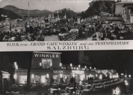 Österreich - Salzburg - Grand-Cafe Winkler - ca. 1965 Österreich - Salzburg - Grand-Cafe Winkler - ca. 1965