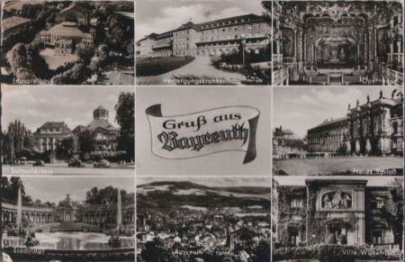 Bayreuth - u.a. Neues Schloß - ca. 1955 Bayreuth - u.a. Neues Schloß - ca. 1955