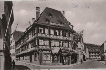 Nagold - Hotel Post - 1960 Nagold - Hotel Post - 1960