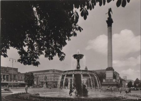 Stuttgart - Schloßplatz - ca. 1960 Stuttgart - Schloßplatz - ca. 1960