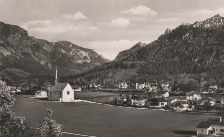 Bayerisch Gmain - mit Lattengebirge - 1963 Bayerisch Gmain - mit Lattengebirge - 1963