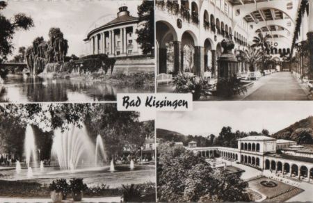 Bad Kissingen - mit 4 Bildern - 1967 Bad Kissingen - mit 4 Bildern - 1967