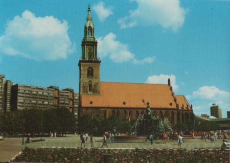 Berlin-Mitte, Marienkirche - 1988 Berlin-Mitte, Marienkirche - 1988