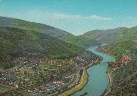 Das Neckartal bei Heidelberg - ca. 1975 Das Neckartal bei Heidelberg - ca. 1975