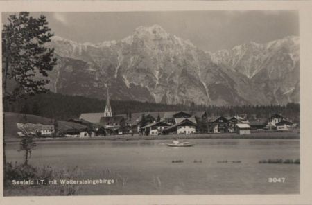 Österreich - Seefeld - mit Wettersteingebirge - ca. 1955 Österreich - Seefeld - mit Wettersteingebirge - ca. 1955