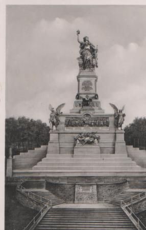 Rüdesheim - Niederwalddenkmal - ca. 1955 Rüdesheim - Niederwalddenkmal - ca. 1955