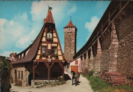 Rothenburg - Alte Schmiede - 1968 Rothenburg - Alte Schmiede - 1968