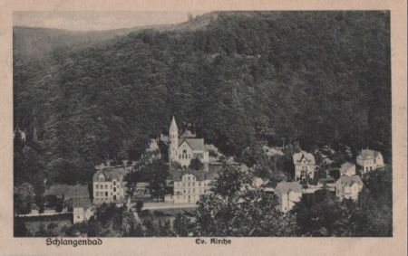 Schlangenbad - Ev. Kirche - ca. 1950 Schlangenbad - Ev. Kirche - ca. 1950