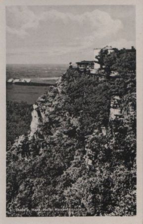 Thale - Hotel Hexentanzplatz - 1954 Thale - Hotel Hexentanzplatz - 1954