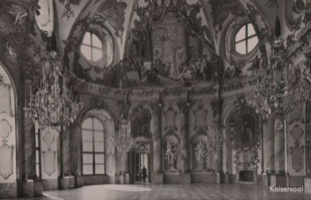 Würzburg - Residenz, Kaisersaal - ca. 1960 Würzburg - Residenz, Kaisersaal - ca. 1960