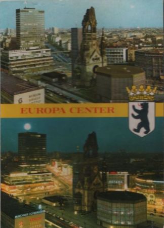 Berlin-Charlottenburg, Europa-Center - 2 Teilbilder - 1986 Berlin-Charlottenburg, Europa-Center - 2 Teilbilder - 1986