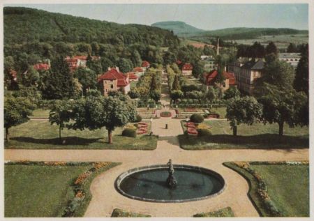Bad Brückenau - Blick vom Fürstenhof - ca. 1970 Bad Brückenau - Blick vom Fürstenhof - ca. 1970