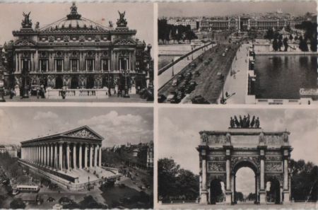 Frankreich - Paris - u.a. Theatre de Opera - 1957 Frankreich - Paris - u.a. Theatre de Opera - 1957