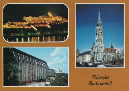 Ungarn - Budapest - 3-Bilder-Karte - 1984 Ungarn - Budapest - 3-Bilder-Karte - 1984