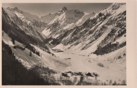 Oberstdorf-Spielmannsau - mit Kratzer - 1953 Oberstdorf-Spielmannsau - mit Kratzer - 1953
