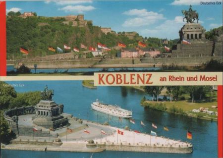 Koblenz - Deutsches Eck - ca. 1995 Koblenz - Deutsches Eck - ca. 1995