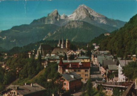 Berchtesgaden - mit Watzmann - ca. 1975 Berchtesgaden - mit Watzmann - ca. 1975