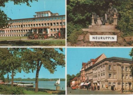 Neuruppin - u.a. Dampferanlegestelle - 1979 Neuruppin - u.a. Dampferanlegestelle - 1979