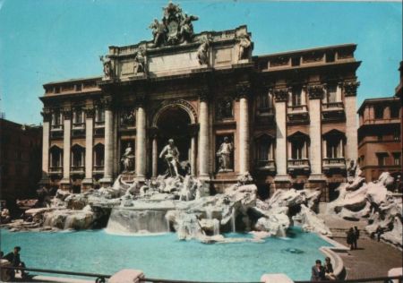 Italien - Rom - Roma - Fontana di Trevi - 1970 Italien - Rom - Roma - Fontana di Trevi - 1970